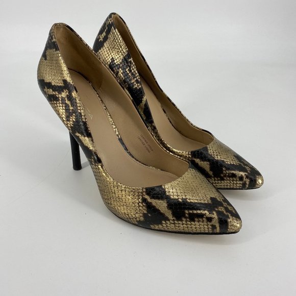 snakeskin heels size 11